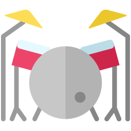 le batteur Icône