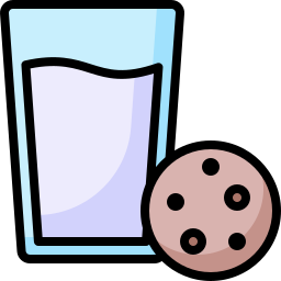 Glass of milk icon