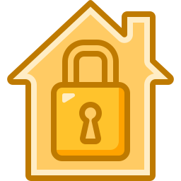 House and lock icon