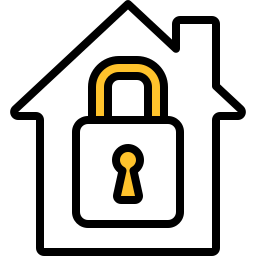 House and lock icon