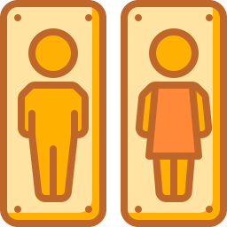 Toilet signs icon