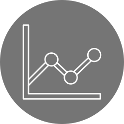 Line chart icon