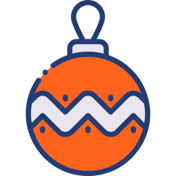 Christmas ball icon