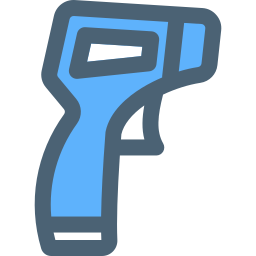 Thermometer gun icon