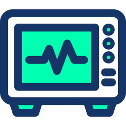 monitor de ecg Ícone