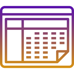 Calendar date icon