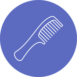 Hair comb icon