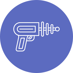 Space gun icon