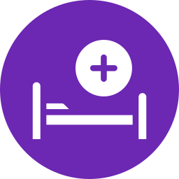 Hospital bed icon