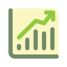 Chart graphs icon