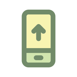 Smartphone payment icon