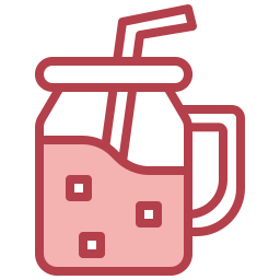 Ice coffee icon