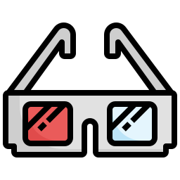 3d glasses icon