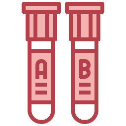 Blood sample icon