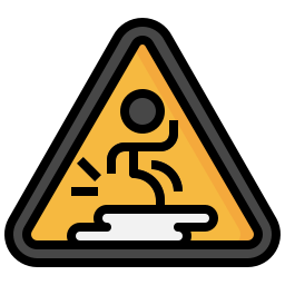 Wet floor icon