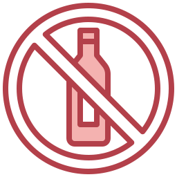 No alcohol icon