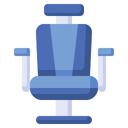 Desk chair icon