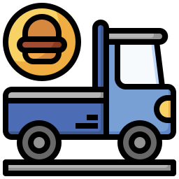 Cargo truck icon