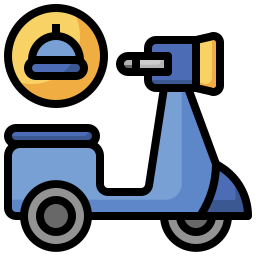 Food delivery icon