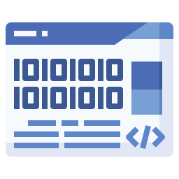 Binary code icon