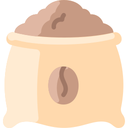 saco de café Ícone