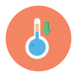 temperatura baixa Ícone