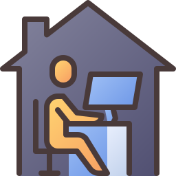 Work from home icon