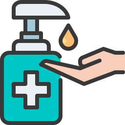 Hand sanitizer icon