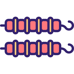 brochettes Icône