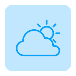 Cloudy day icon