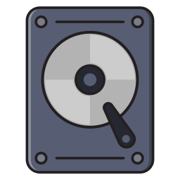 Hard disk icon