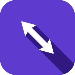 Diagonal arrow icon