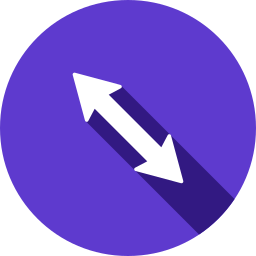 Diagonal arrow icon