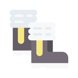 Snow boots icon