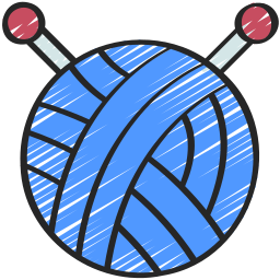 Wool ball icon