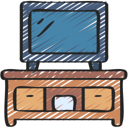 Tv table icon