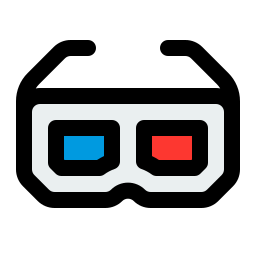 3d glasses icon