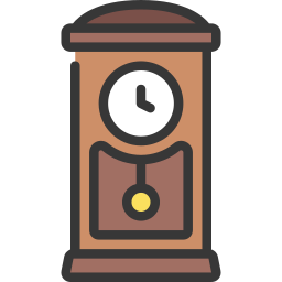 Grandfather clock icon