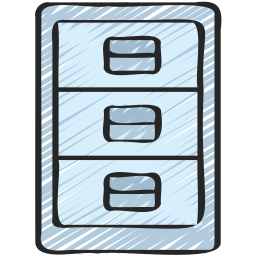 Filling cabinet icon