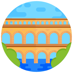 pont du gard icon