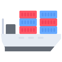 Cargo ship icon