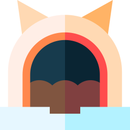 Pet bed icon