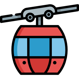 Cable car cabin icon