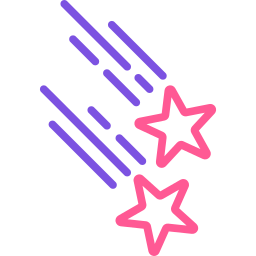 Shooting star icon