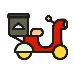 Food delivery icon