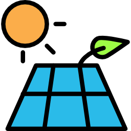 Solar panel icon