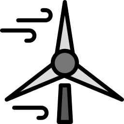 Eolic energy icon