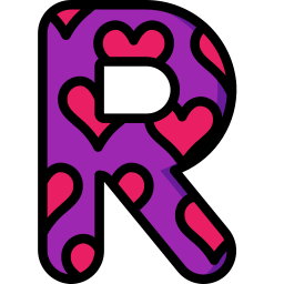 Letter r icon