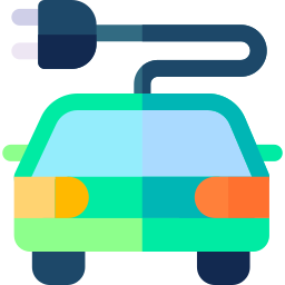 Electric car icon