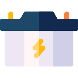 Car battery icon